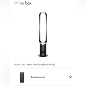 Dyson Bladeless Cool Tower Fan Black